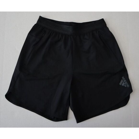 adidas HB6526 Men's Sz Small Black 7" Designed For Training HEAT.RDY HIIT Shorts - Picture 1 of 11